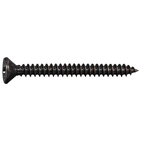 Midwest Fastener Wood Screw, #9, 1-3/4 in, Bronze Steel Flat Head Phillips Drive, 15 PK 930994
